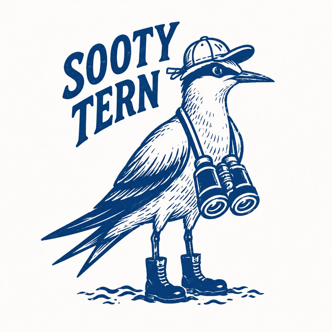 Sooty Tern — Seabird Travels mascot